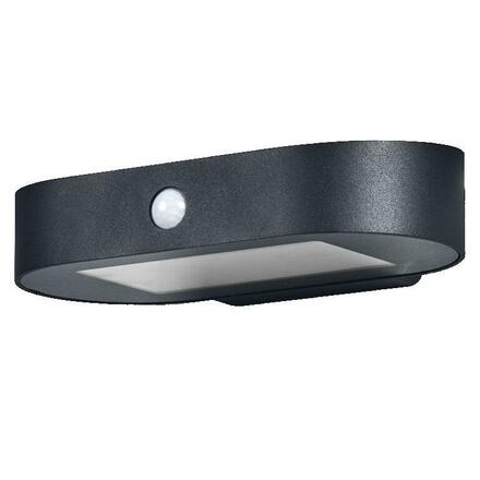 LEDVANCE venkovní nástěnné svítidlo ENDURA Style Solar Oval S Wall Sensor 4W 3000K 4058075766266