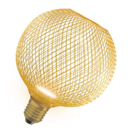 LEDVANCE DECOR LED FLAT GLOBE 125 GOLD 3.5W 827 Frosted E27 Non-DIM 4058075840089