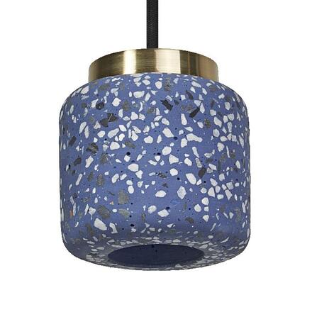 LEDVANCE závěsné svítidlo Terrazzo Ball 1xGU10 modré 4058075841727
