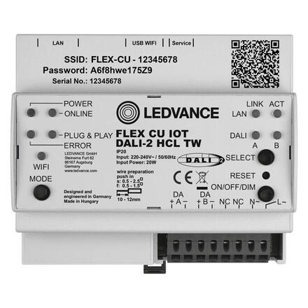 LEDVANCE řídicí jednotka FLEX CU IoT DALI-2 HCL TW 20 W 220-240 V