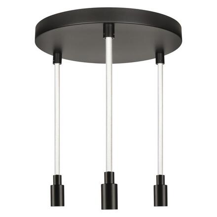 LEDVANCE závěsné svítidlo Decor Glow Pendant Plate 3xE27 28 W 220-240 V černé