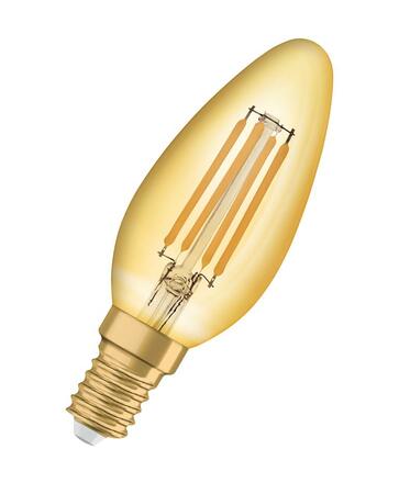 LEDVANCE Vintage 1906 Classic B 35 Filament 4W 824 Gold E14 4099854091476