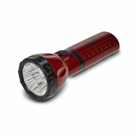 Solight LED nabíjecí svítilna, 9 x LED, červenočerná, plug-in WN10