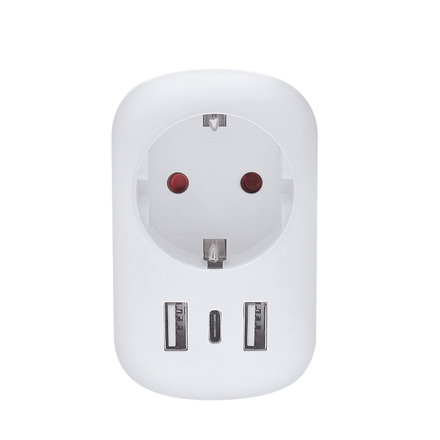 Solight cestovní adaptér s USB do Velké Británie, typ G PA03UK