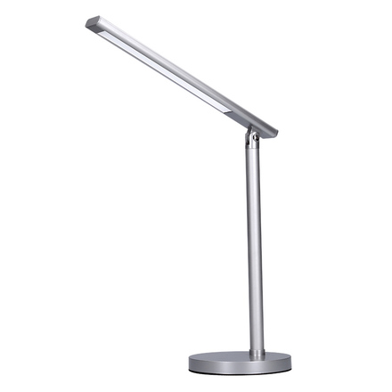 Solight LED stolní lampička, 7W, stmívatelná, změna chromatičnosti, stříbrná barva WO53-S