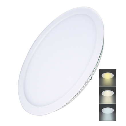 Solight LED mini panel CCT, podhledový, 24W, 1800lm, 3000K, 4000K, 6000K, kulatý WD144