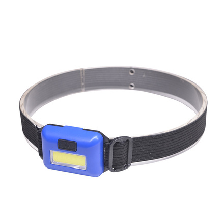 Solight LED čelová svítilna, 3W COB, modrá, 3x AAA WH26