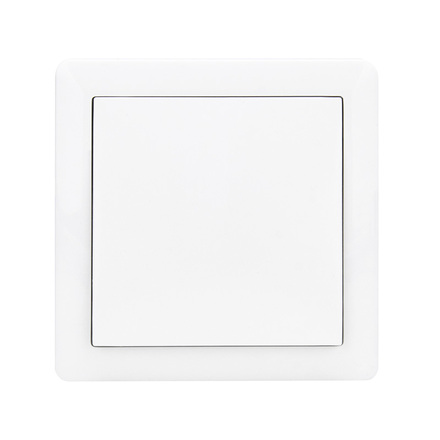 Solight vypínač Slim č. 7 křížový, bílý 5B114