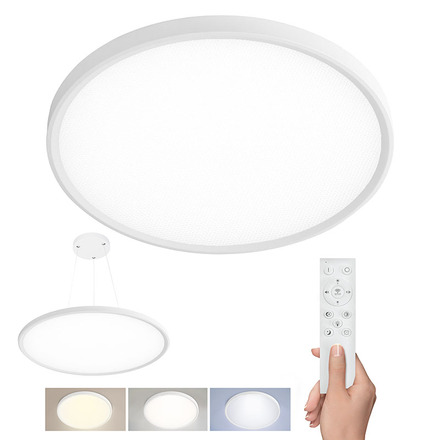 Solight LED osvětlení s dálkovým ovladačem Estela White, 50W, 5400lm,  60cm, URG WO8023