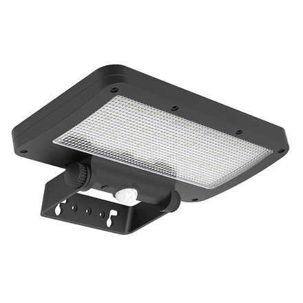 Solight LED solární osvětlení se senzorem, 5W, 500lm, 4000K, Li-Ion, černá WO7204
