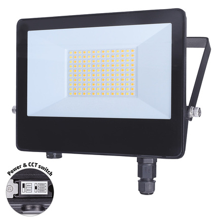 Solight LED reflektor TOP, 50W, max. 6500lm, 3CCT, volitený výkon 100/60%, IP65, rychlokonektor WM-50W-T