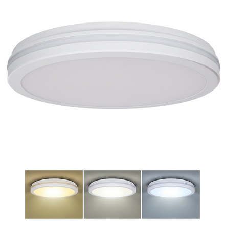 Solight LED osvětlení Gari, 44W, 3960lm, 3CCT, IP65, 40cm, bílá WO821-W