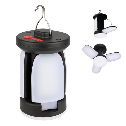 Solight LED nabíjecí kempingová lucerna, 400lm, Li-Ion, teplá bílá WN56