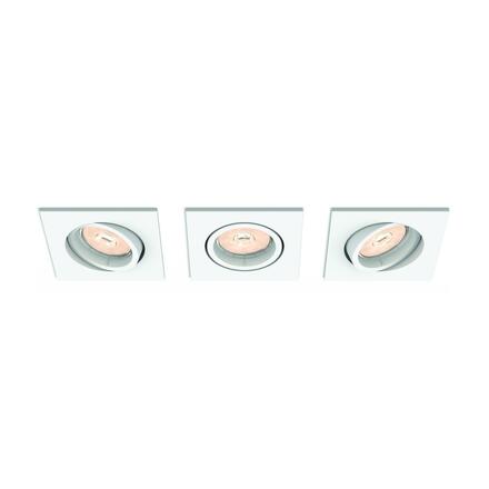 Zapuštěné bodové podhledové svítidlo Philips Enneper set 3ks 50193/31/PN bílé