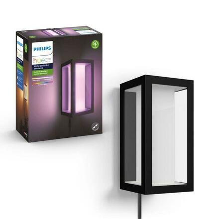 Hue LED White and Color Ambiance Venkovní nástěnné svítidlo Philips Impress 17459/30/P7 1x16W 24V če