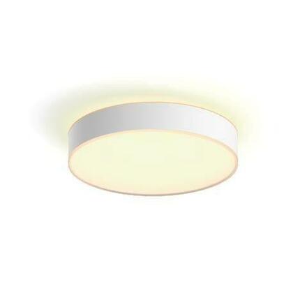 Hue Bluetooth LED White Ambiance Koupelnové stropní svítidlo Devere M 41165/31/P6 19,2W 2450lm 2200-6500K IP44 38,1cm bílé, stmívatelné s dálkovým ovladačem