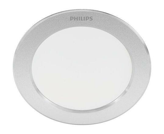 LED Zapuštěné bodové svítidlo Philips DIAMOND CUT DL251 8718699778057 3,5W 300lm2700K IP20 9,5cm stříbrné