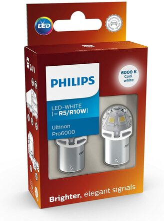 Philips LED R5W/R10W 24V 1W Ultinon Pro6000 SI 6000K 2ks 24805CU60X2