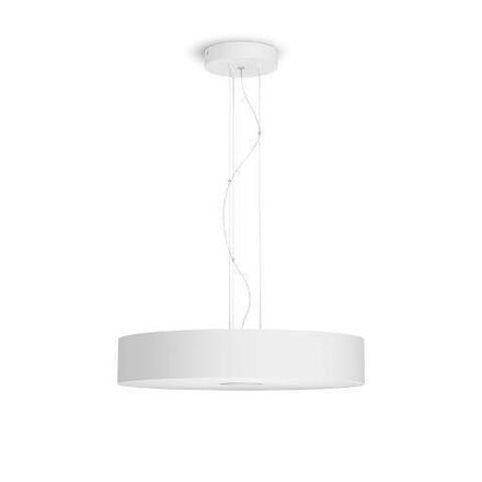 Hue LED White Ambiance Závěsné svítidlo Philips Fair BT 8719514341319 39W 3000lm 2200-6500K 240V, bílé s dálkovým ovladačem a Bluetooth