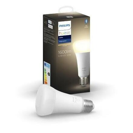 Hue LED stmívatelná žárovka Philips White BT 8719514343320 E27 A67 15,5W 1600lm 2700K