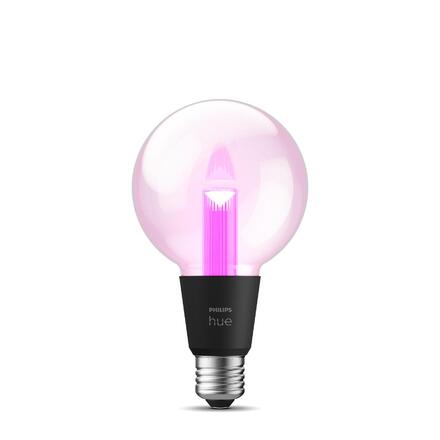 Philips Hue Lightguide LED žárovka E27 G95 6,8W 500lm 2000-6500K RGB CRI80 IP20, stmívatelná