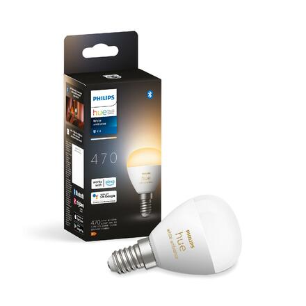 Philips HUE WA LED Luster žárovka E14 5,1W 470lm K IP20, stmívatelné