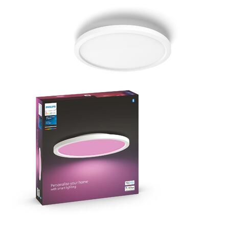 Philips HUE Hue WACA Surimu přisazený LED panel 1x40W 2850lm 2000-6500K RGB IP20 39cm kulatý bílý