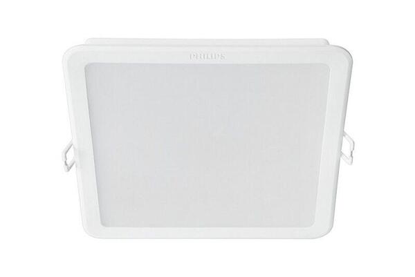 Philips Meson podhledové LED svítidlo 16,5W 1750lm 4000K 16,5cm hranaté IP20, bílé