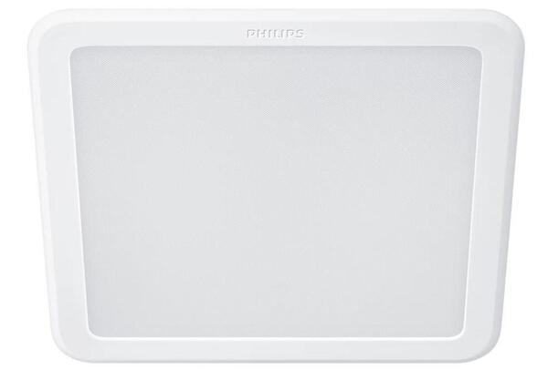 Philips Meson podhledové LED svítidlo 16,5W 1750lm 6500K 16,5cm hranaté IP20, bílé