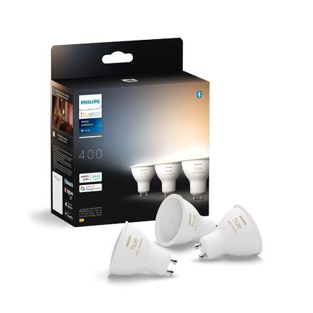 Philips Hue WA sada 3x žárovka LED GU10 4,2W 400lm 2200-6500K CRI80 IP20