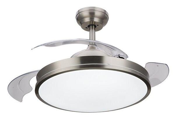 Philips Atlas stropní svítidlo s ventilátorem 28W (větrák) + 35W (světlo) 4500lm 2700/4000/5500K 49cm, nikl