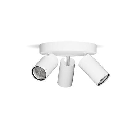 Philips Idris bodové koupelnové svítidlo 3x GU10 5W bez zdroje 20cm kulaté IP44, bílé