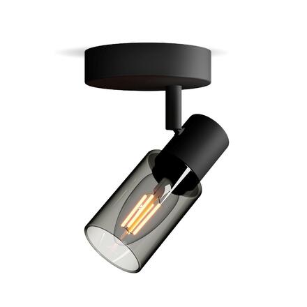 Philips Palms bodové svítidlo 1x E14 25W bez zdroje 13cm IP20, černé