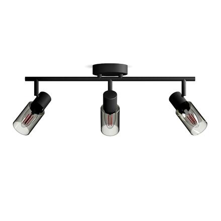 Philips Palms bodové svítidlo 3x E14 25W bez zdroje 48,5cm IP20, černé