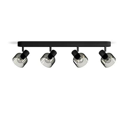 Philips Sleet bodové svítidlo 4x E14 25W bez zdroje 63cm IP20, černé