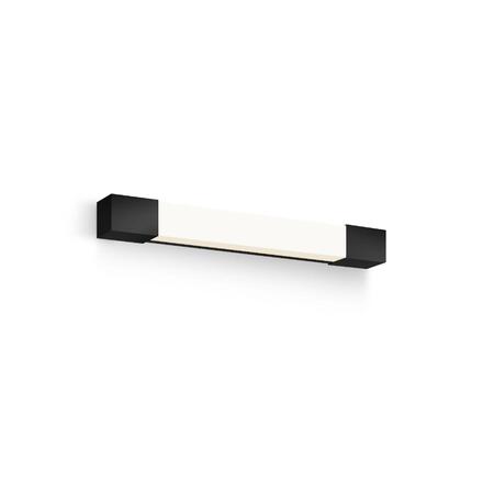 Philips Rover koupelnové nástěnné svítidlo LED 5W 450lm 2700K nestmívatelné 44cm hranaté IP44, černé