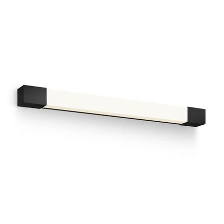 Philips Rover koupelnové nástěnné svítidlo LED 10W 900lm 2700K nestmívatelné 63cm hranaté IP44, černé