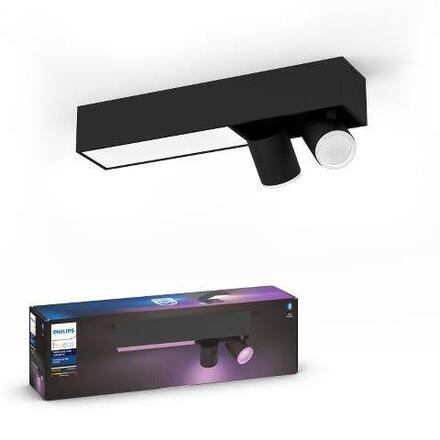 Philips Hue 50610/30/P7 Hue WACA Centris stropní LED svítidlo 1x11W+GU10 2x5,7W 1560lm 2000-6500K RGB IP20 černá