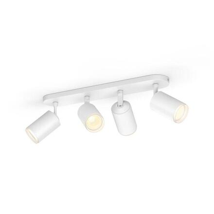 Philips Hue 50634/31/P7 Hue WACA Fugato bodové LED svítidlo 4x GU10 5,7W 350lm 2000-6500K RGB IP20, bílé