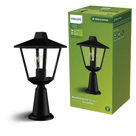 Philips Kinno venkovní sloupkové svítidlo E27 max. 1x25W bez zdroje IP44 38,5cm, černé