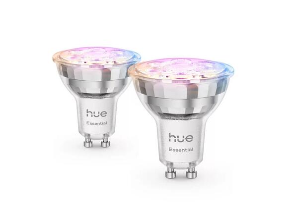 Philips Hue Essential WCA 345 žárovka 4,7W, 345lm, GU10 (2 ks) 2200-6500K RGB
