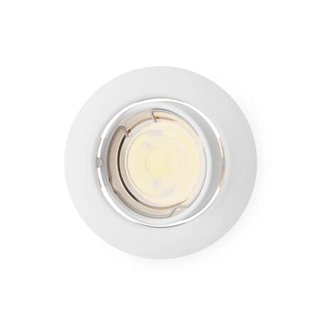 Philips Peridot Rec Kit Rd zapuštěné svítidlo kulaté 7W, AC 220-240, IP20, bílá