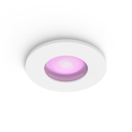 Philips Hue Xamento podhledové LED svítidlo 1x4,2W, 2000-6500K, RGB, IP44, bílá