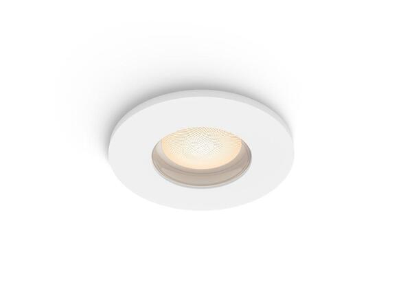 Philips Hue Adore zápustné koupelnové svítidlo kulaté 1x4,2W, 2000-6500K, IP44, bílá