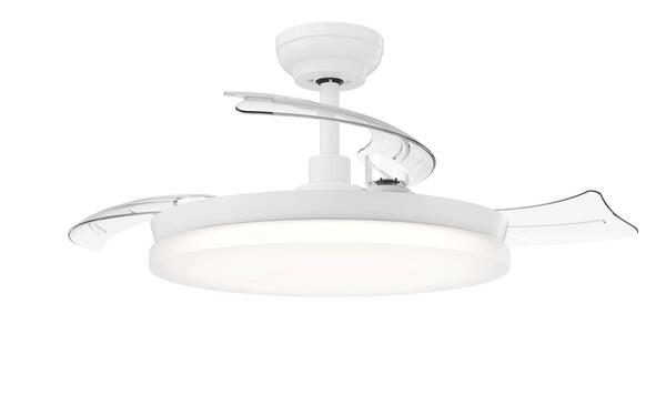 Philips Tynl zatahovací ventilátor a svítidlo 32W+35W bílý CCT dálkové ovládání