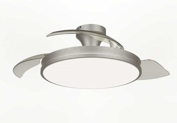 Philips Atlas DC stropní ventilátor a svítidlo 28W+35W nikl