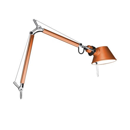 Artemide stolní/nástěnná/stojací lampa Tolomeo Micro 5 W E14 oranžová bez podstavce