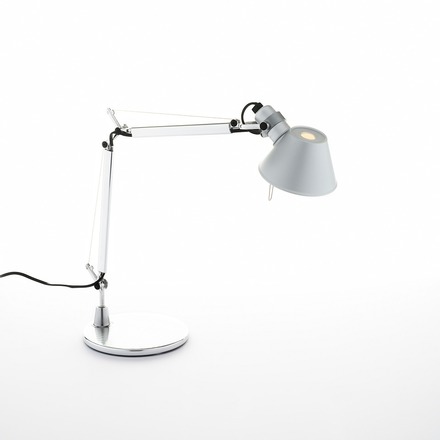 Artemide stolní lampa Tolomeo Micro E14 hliník