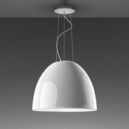 Artemide závěsné svítidlo Nur Gloss E27 21W bílá