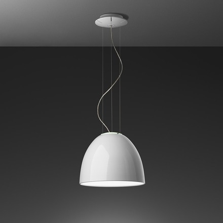 Artemide závěsné svítidlo Nur Mini Gloss E27 21W bílá